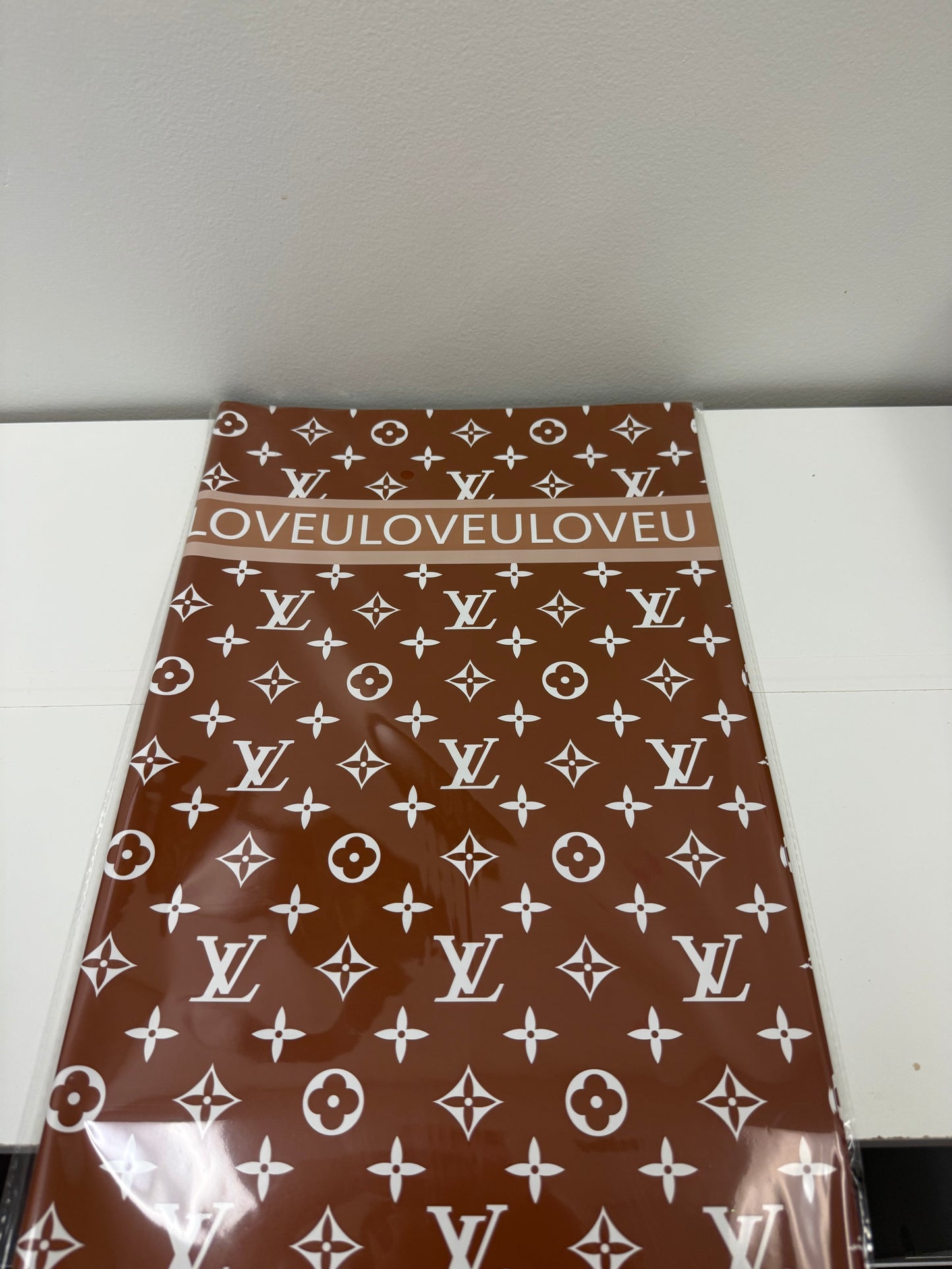 Brown Designer Wrapping Paper