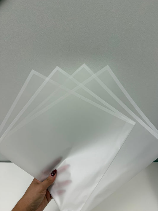 Transparent White Wrapping Paper