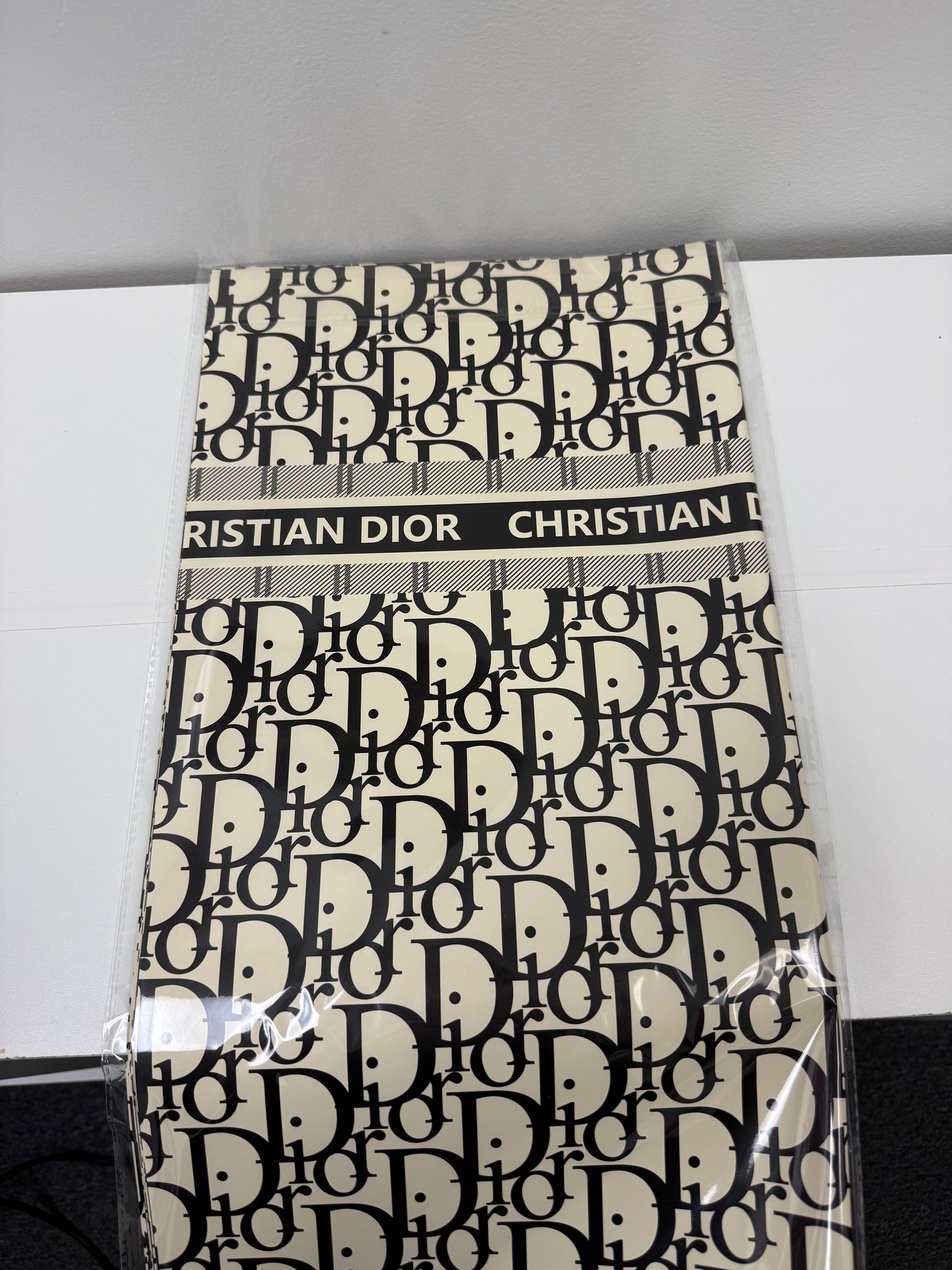 Black Designer Wrapping Paper