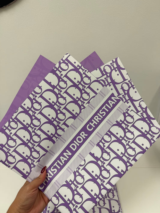 Purple Designer Wrapping Paper